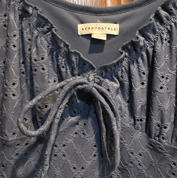 Aeropstale, Women's size Large, Mini Dress Blue, Perfect Shape, Barely Worn - Picture 3 of 11